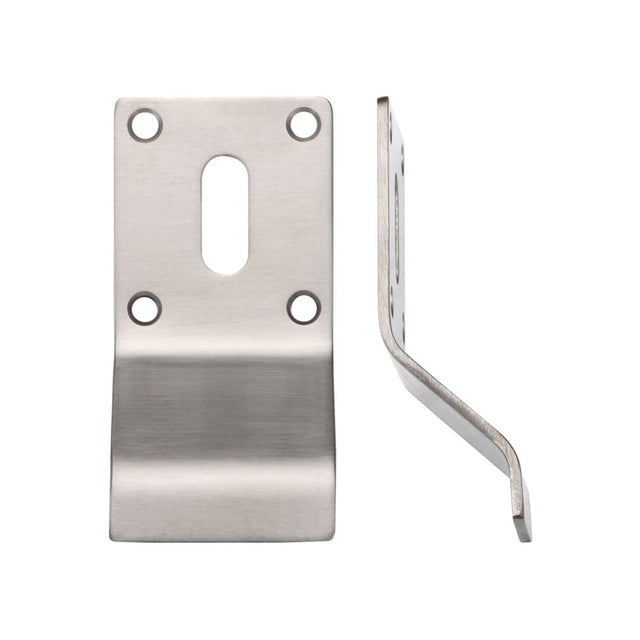 High quality image of the Zoo Hardware - Cylinder Latch Pull - Standard Profile - 88mm x 43mm - Stain Stainless Steel | Sku. zas20ss | available to order from Trade Door Handles.