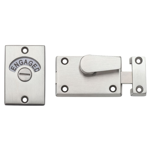 High quality image of the Zoo Hardware - Toilet Door Indicator - Stain Stainless Steel | Sku. zas25ss | available to order from Trade Door Handles.