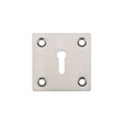 High quality image of the Zoo Hardware - Square Standard Profile Escutcheon 50mm - Stain Stainless Steel | Sku. zas26ss | available to order from Trade Door Handles.