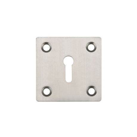 High quality image of the Zoo Hardware - Square Standard Profile Escutcheon 50mm - Stain Stainless Steel | Sku. zas26ss | available to order from Trade Door Handles.