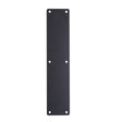 High quality image of the Zoo Hardware - Finger Plate - Blank (Rounded Corner) 75mm x 350mm - Powder Coated Matt Black | Sku. zas32rb-pcb | available to order from Trade Door Handles.