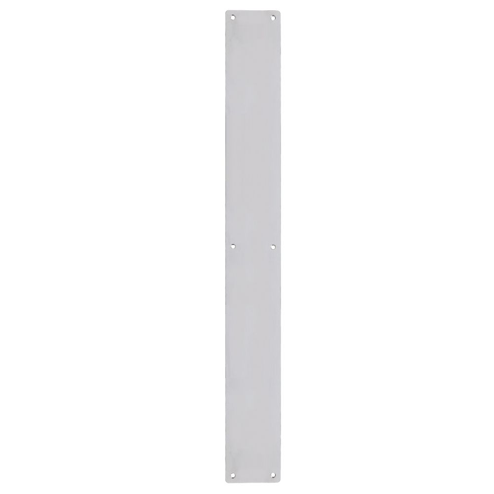 High quality image of the Zoo Hardware - Finger Plate - Blank (Rounded Corner) 75mm x 650mm - Stain Stainless Steel | Sku. zas32rdss | available to order from Trade Door Handles.