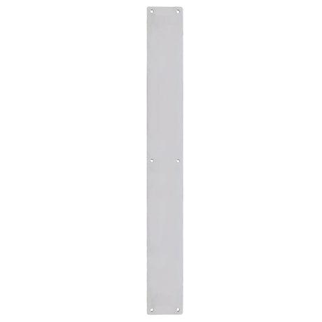 High quality image of the Zoo Hardware - Finger Plate - Blank (Rounded Corner) 75mm x 650mm - Stain Stainless Steel | Sku. zas32rdss | available to order from Trade Door Handles.