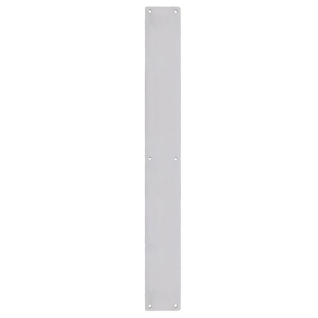 High quality image of the Zoo Hardware - Finger Plate - Blank (Rounded Corner) 75mm x 650mm - Stain Stainless Steel | Sku. zas32rdss | available to order from Trade Door Handles.