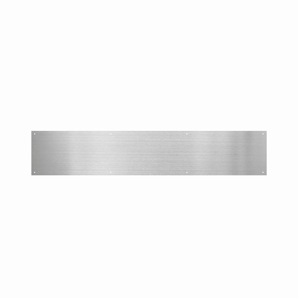 High quality image of the Zoo Hardware - Kick Plate - 800 x 150 x 1.2mm - Square - Grade 304 - Stain Stainless Steel | Sku. ZAS36-800-C-SSS | available to order from Trade Door Handles.