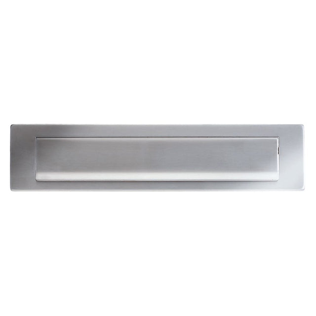 High quality image of the Zoo Hardware - Letter Plate - 340mm x 75mm - 312mm c/c - Stain Stainless Steel | Sku. zas37ss | available to order from Trade Door Handles.