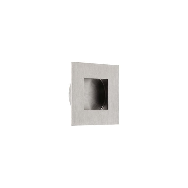 High quality image of the Zoo Hardware - Square Flush Pull 40mm x 40mm - Stain Stainless Steel | Sku. zas40bss | available to order from Trade Door Handles.