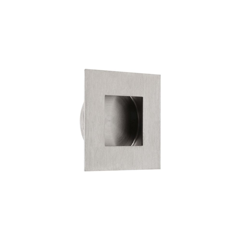 High quality image of the Zoo Hardware - Square Flush Pull 50mm x 50mm - Stain Stainless Steel | Sku. zas40css | available to order from Trade Door Handles.