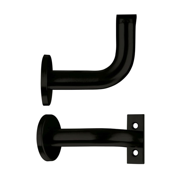 High quality image of the Zoo Hardware - Handrail Bracket - Powder Coated Matt Black | Sku. zas45-pcb | available to order from Trade Door Handles.