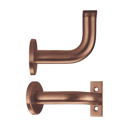 High quality image of the Zoo Hardware - Handrail Bracket - PVD Satin Bronze | Sku. zas45-pvdbz | available to order from Trade Door Handles.