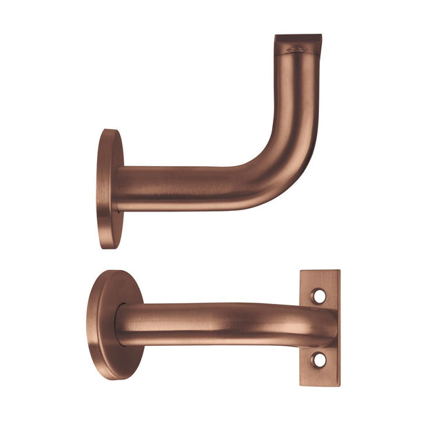 High quality image of the Zoo Hardware - Handrail Bracket - PVD Satin Bronze | Sku. zas45-pvdbz | available to order from Trade Door Handles.