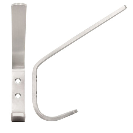 High quality image of the Zoo Hardware - Hat and Coat Hook 180mm - Heavy Duty Version - Stain Stainless Steel | Sku. zas73hdss | available to order from Trade Door Handles.