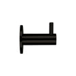 High quality image of the Zoo Hardware - Wall Mounted Hook With Rose - Black | Sku. zas75-pcb | available to order from Trade Door Handles.