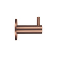 High quality image of the Zoo Hardware - Wall Mounted Hook With Rose - PVD Satin Bronze | Sku. zas75-pvdbz | available to order from Trade Door Handles.