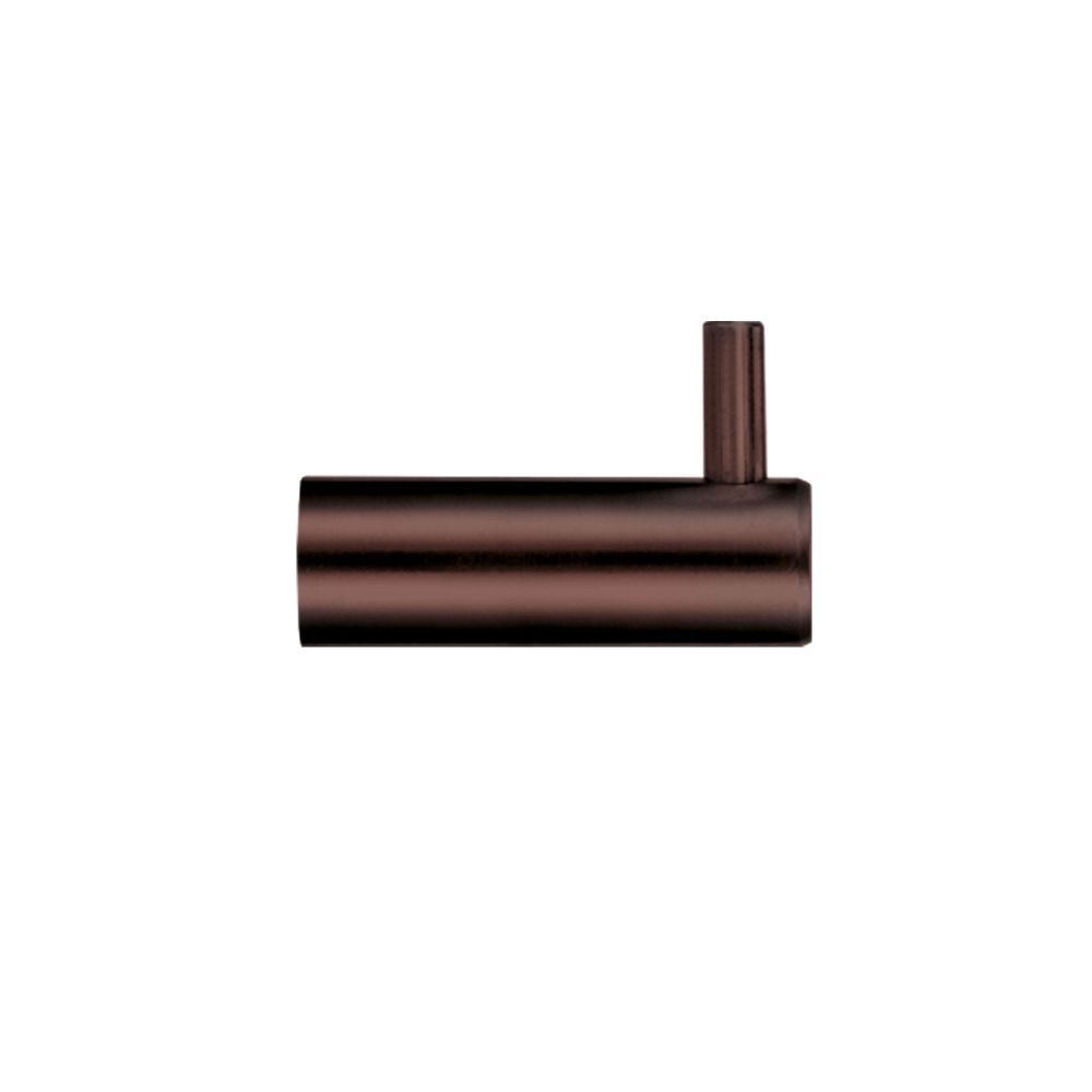 High quality image of the Zoo Hardware - Wall Mounted Hook - Without Rose - Bronze | Sku. zas76-etb | available to order from Trade Door Handles.