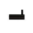 High quality image of the Zoo Hardware - Wall Mounted Hook - Without Rose - Black | Sku. zas76-pcb | available to order from Trade Door Handles.