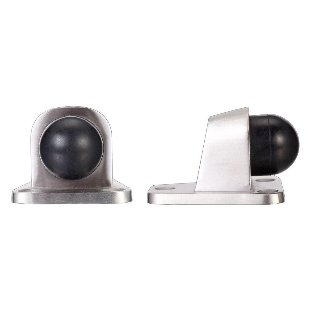 High quality image of the Zoo Hardware - Floor Mounted Door Stop - Heavy Duty - 3 fixing points - Stain Stainless Steel | Sku. zas84ss | available to order from Trade Door Handles.