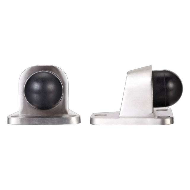 High quality image of the Zoo Hardware - Floor Mounted Door Stop - Heavy Duty - 3 fixing points - Stain Stainless Steel | Sku. zas84ss | available to order from Trade Door Handles.