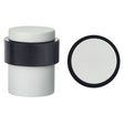 High quality image of the Zoo Hardware - Door Stop Floor Mounted - Round Collar - Flat Top - Powder Coated Matt White | Sku. zas85-pcw | available to order from Trade Door Handles.