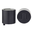 High quality image of the Zoo Hardware - Door Stop Floor Mounted - Round - Powder Coated Matt Black | Sku. zas86-pcb | available to order from Trade Door Handles.
