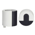 High quality image of the Zoo Hardware - Door Stop Floor Mounted - Round - Powder Coated Matt White | Sku. zas86-pcw | available to order from Trade Door Handles.
