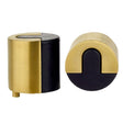 High quality image of the Zoo Hardware - Door Stop Floor Mounted - Round - PVD Satin Brass | Sku. zas86-pvdsb | available to order from Trade Door Handles.