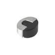 High quality image of the Zoo Hardware - Door Stop Floor Mounted Sloped- 45mm dia - Stain Stainless Steel | Sku. zas87ss | available to order from Trade Door Handles.