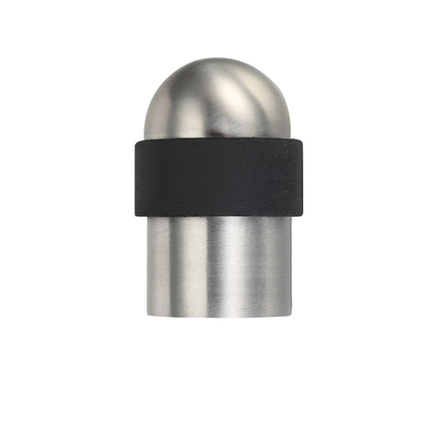 High quality image of the Zoo Hardware - Door Stop Floor Mounted - Round Collared Domed Top 51mm Projection - Stain Stainless Steel | Sku. zas88ss | available to order from Trade Door Handles.