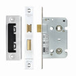 High quality image of the Zoo Hardware - Mortice Bathroom Lock, 64mm - 57mm Centres, Square, - Polished Stainless Steel | Sku. zbc64ps | available to order from Trade Door Handles.
