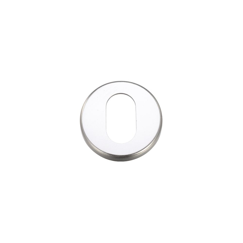 High quality image of the Zoo Hardware - Escutcheons Oval Profile 51.5mm - Satin Aluminium | Sku. zca003sa | available to order from Trade Door Handles.