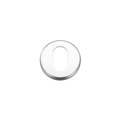 High quality image of the Zoo Hardware - Escutcheons Oval Profile 51.5mm - Satin Aluminium | Sku. zca003sa | available to order from Trade Door Handles.
