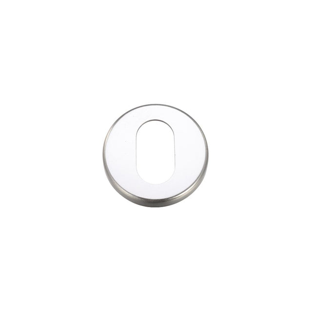 High quality image of the Zoo Hardware - Escutcheons Oval Profile 51.5mm - Satin Aluminium | Sku. zca003sa | available to order from Trade Door Handles.