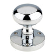 High quality image of the Zoo Hardware - Zoo Mushroom Mortice Knob 61.5mm Rose dia. 52mm dia knob - Polished Chrome | Sku. zcb35cp | available to order from Trade Door Handles.