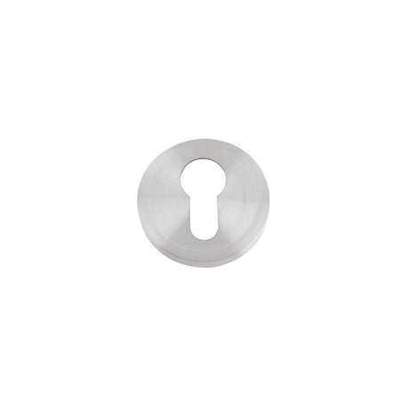 High quality image of the Zoo Hardware - Euro Profile Escutcheon - 52mm Rose - Grade 304 - Stain Stainless Steel | Sku. zcs001ss | available to order from Trade Door Handles.