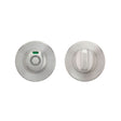 High quality image of the Zoo Hardware - Turn and HEX Release with Indicator on 52mm rose- Push On Cover - 5mm spindle - Grade 304 - SSS | Sku. zcs004iss-hex | available to order from Trade Door Handles.