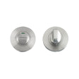High quality image of the Zoo Hardware - Turn and Release with Indicator complete with escutcheon and 5mm spindle - 52mm Rose - Grade 304 - Stain Stainless Steel | Sku. zcs004iss | available to order from Trade Door Handles.