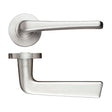 High quality image of the Zoo Hardware - Lever - Push on Rose - Grade 304 - Stain Stainless Steel | Sku. zcs160ss | available to order from Trade Door Handles.