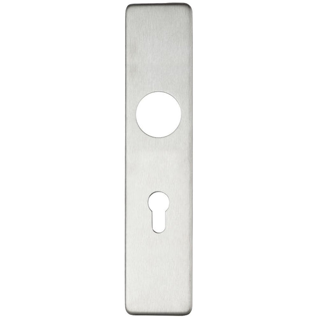 High quality image of the Zoo Hardware - Cover plate for 19 mm and 22mm RTD Lever on Backplate - Din Euro Profile/72mm Centres - SSS | Sku. zcs31epss72 | available to order from Trade Door Handles.
