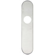 High quality image of the Zoo Hardware - Radius Cover plate for 19 mm and 22mm RTD Lever on Backplate - Latch - Stain Stainless Steel | Sku. zcs32rss | available to order from Trade Door Handles.