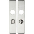 High quality image of the Zoo Hardware - Cover plate for 19 mm and 22mm RTD Lever on Backplate - Bathroom 57mm - Stain Stainless Steel | Sku. zcs33ss | available to order from Trade Door Handles.