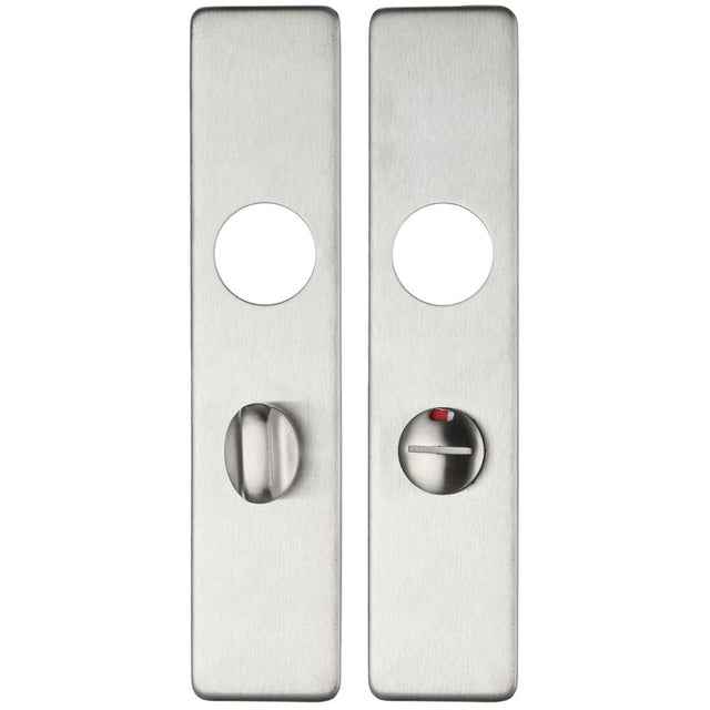 High quality image of the Zoo Hardware - Cover plate for 19 mm and 22mm RTD Lever on Backplate - Bathroom 57mm - Stain Stainless Steel | Sku. zcs33ss | available to order from Trade Door Handles.