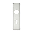High quality image of the Zoo Hardware - Cover plate for 19 mm RTD Lever on Short Backplate - Din Euro Profile/72mm Centres - 45mm x 180mm - SSS | Sku. zcs41epss72 | available to order from Trade Door Handles.