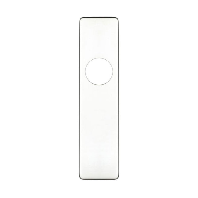 High quality image of the Zoo Hardware - Cover plate for 19 mm RTD Lever on Short Backplate - Latch - 45mm x 180mm - Polished Stainless Steel | Sku. zcs42ps | available to order from Trade Door Handles.