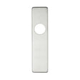 High quality image of the Zoo Hardware - Cover plate for 19 mm RTD Lever on Short Backplate - Latch - 45mm x 180mm - Stain Stainless Steel | Sku. zcs42ss | available to order from Trade Door Handles.