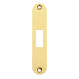 High quality image of the Zoo Hardware - Radius Forend, Strike and Escutcheon Pack t/s ZFB01 Fire Brigade Lock, PVD Satin Brass Finish | Sku. zfbap01-r-pvdsb | available to order from Trade Door Handles.