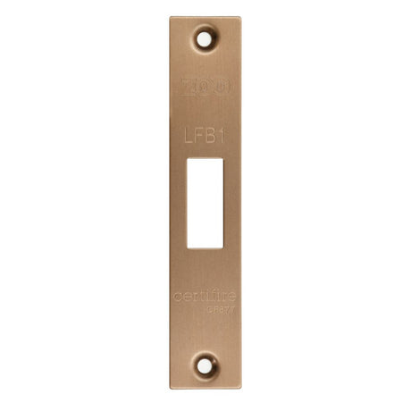 High quality image of the Zoo Hardware - Square Forend, Strike and Escutcheon Pack t/s ZFB01 Fire Brigade Lock, Bronze Finish | Sku. zfbap01-s-bz | available to order from Trade Door Handles.