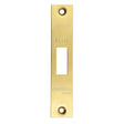High quality image of the Zoo Hardware - Square Forend, Strike and Escutcheon Pack t/s ZFB01 Fire Brigade Lock, PVD Polished Brass Finish | Sku. zfbap01-s-pvdpb | available to order from Trade Door Handles.