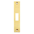 High quality image of the Zoo Hardware - Square Forend, Strike and Escutcheon Pack t/s ZFB01 Fire Brigade Lock, PVD Satin Brass Finish | Sku. zfbap01-s-pvdsb | available to order from Trade Door Handles.
