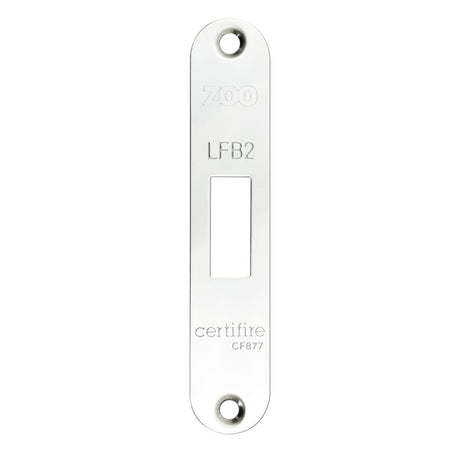 High quality image of the Zoo Hardware - Square Forend, Strike and Escutcheon Pack t/s ZFB02 Fire Brigade Lock, Radius, - Polished Stainless Steel | Sku. zfbap02-r-pss | available to order from Trade Door Handles.