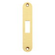 High quality image of the Zoo Hardware - Radius Forend, Strike and Escutcheon Pack t/s ZFB02 Fire Brigade Lock, PVD Satin Brass Finish | Sku. zfbap02-r-pvdsb | available to order from Trade Door Handles.